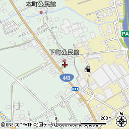 福岡県みやま市山川町尾野2123周辺の地図