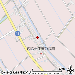 福岡県柳川市大浜町1599周辺の地図