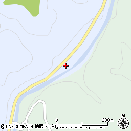 熊本県山鹿市鹿北町岩野1201周辺の地図