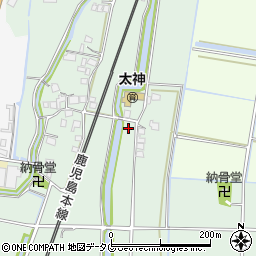 福岡県みやま市瀬高町太神1566周辺の地図