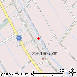 福岡県柳川市大浜町964周辺の地図