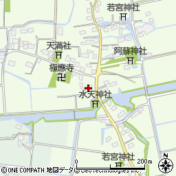 福岡県みやま市高田町海津1609周辺の地図