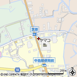 福岡県柳川市大和町中島462-1周辺の地図