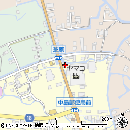 福岡県柳川市大和町中島462周辺の地図