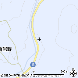 熊本県山鹿市鹿北町岩野2052周辺の地図