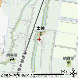 福岡県みやま市瀬高町太神1667周辺の地図