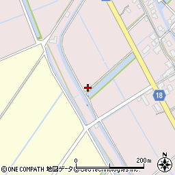 福岡県柳川市大浜町1163周辺の地図