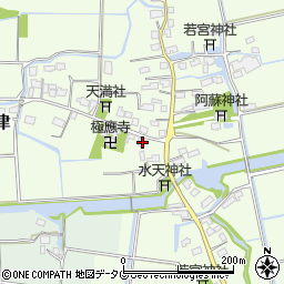 福岡県みやま市高田町海津1612周辺の地図