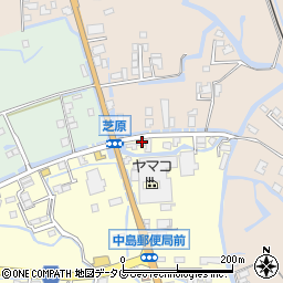 福岡県柳川市大和町中島453周辺の地図