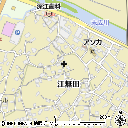 大分県臼杵市江無田835周辺の地図