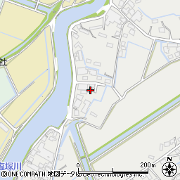 福岡県柳川市大和町明野1302-14周辺の地図