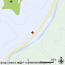 熊本県山鹿市鹿北町岩野1210周辺の地図
