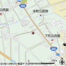 福岡県みやま市山川町尾野1808周辺の地図