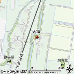 福岡県みやま市瀬高町太神1660周辺の地図