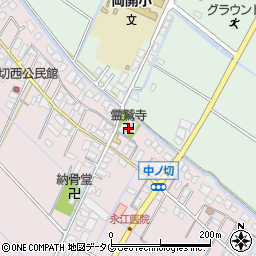 霊鷲寺周辺の地図