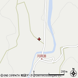 大分県玖珠郡九重町湯坪876-2周辺の地図