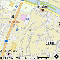大分県臼杵市江無田897周辺の地図