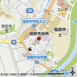 佐賀県嬉野市周辺の地図