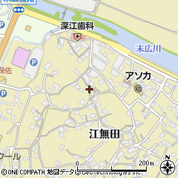 大分県臼杵市江無田851周辺の地図