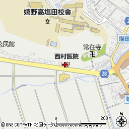 西村医院周辺の地図