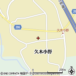 大分県臼杵市久木小野294周辺の地図