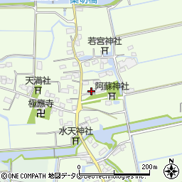 福岡県みやま市高田町海津1659周辺の地図