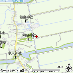 福岡県みやま市高田町海津724周辺の地図