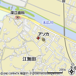 大分県臼杵市江無田407周辺の地図