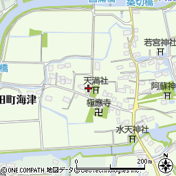福岡県みやま市高田町海津1725周辺の地図