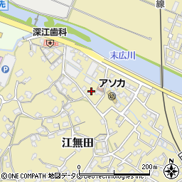 大分県臼杵市江無田406周辺の地図