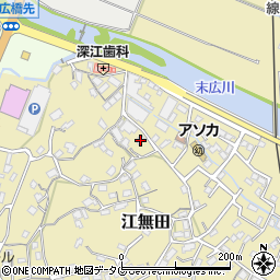 大分県臼杵市江無田399周辺の地図