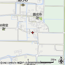 福岡県柳川市大和町明野1039周辺の地図