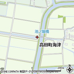 福岡県みやま市高田町海津1959周辺の地図