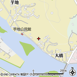 大分県臼杵市芋地1826-2周辺の地図