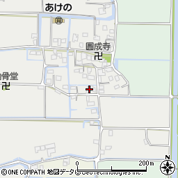 福岡県柳川市大和町明野1032周辺の地図