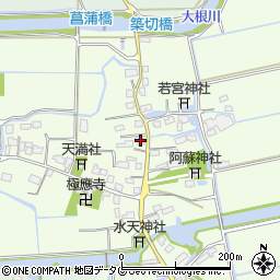 福岡県みやま市高田町海津1691周辺の地図