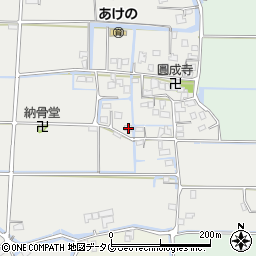 福岡県柳川市大和町明野1073周辺の地図