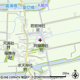 福岡県みやま市高田町海津1675周辺の地図