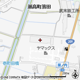 株式会社ヤマックス瀬高工場周辺の地図