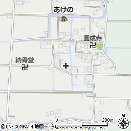福岡県柳川市大和町明野1077周辺の地図