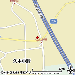 大分県臼杵市久木小野126周辺の地図