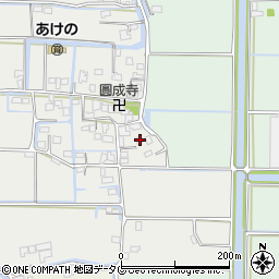 福岡県柳川市大和町明野1011周辺の地図