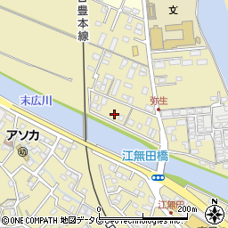 大分県臼杵市江無田107-13周辺の地図