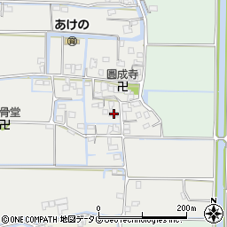 福岡県柳川市大和町明野1001周辺の地図