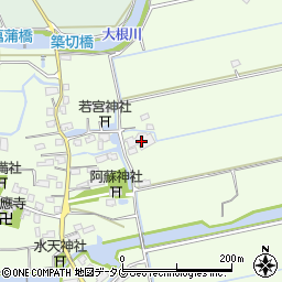 福岡県みやま市高田町海津725周辺の地図