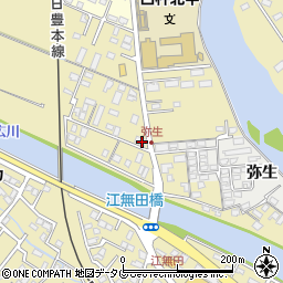 大分県臼杵市江無田106周辺の地図