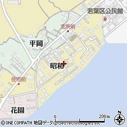大分県臼杵市昭和周辺の地図