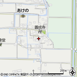 福岡県柳川市大和町明野1000周辺の地図