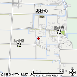 福岡県柳川市大和町明野1084周辺の地図