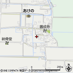 福岡県柳川市大和町明野987周辺の地図